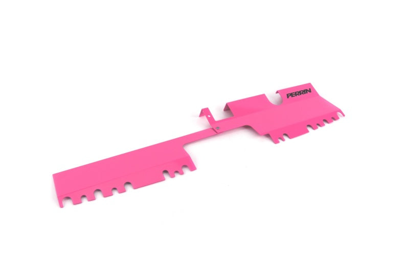 Perrin 15-21 WRX/STI Radiator Shroud (With OEM Intake Scoop) - Hyper Pink PSP-ENG-512-4HP