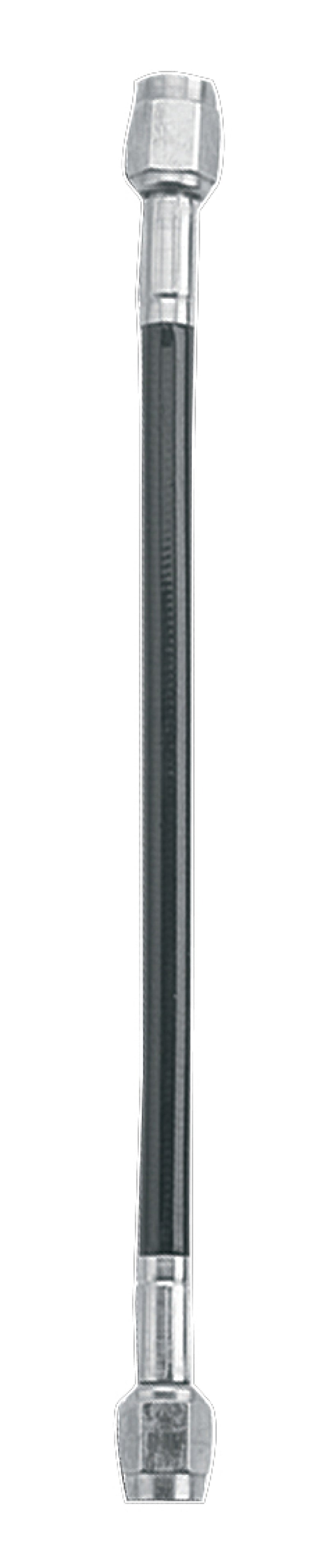 Fragola -3AN Ext Black Covered Assembly Straight x Straight 14in 312014-BL