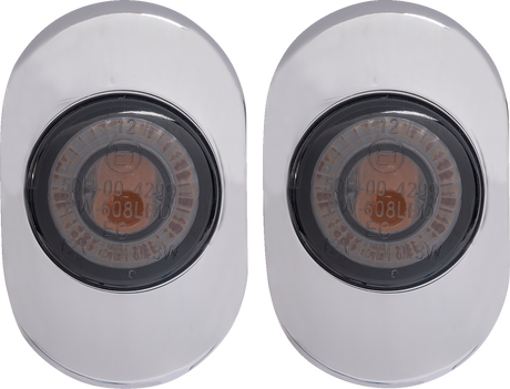 KODLIN MOTORCYCLE Antenna Grommet Light - Chrome K68496