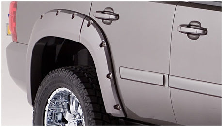 Bushwacker 07-14 Chevy Tahoe Pocket Style Flares 4pc Does Not Fit LTZ - Black 40937-02