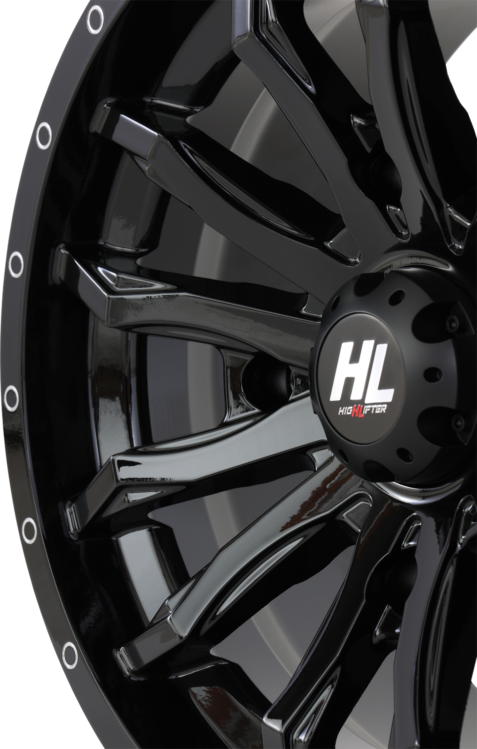 HIGH LIFTER Wheel - HL21 - Front/Rear - Gloss Black - 14x7 - 4/137 - 4+3 (+10 mm) 14HL21-1237