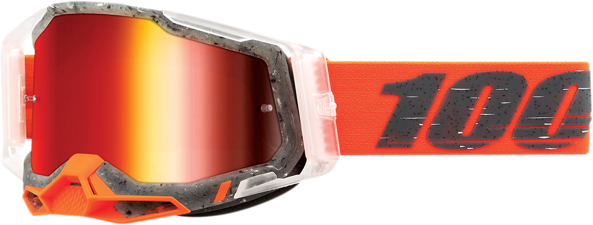 100% Racecraft 2 Goggles - Schrute - Red Mirror 50010-00014