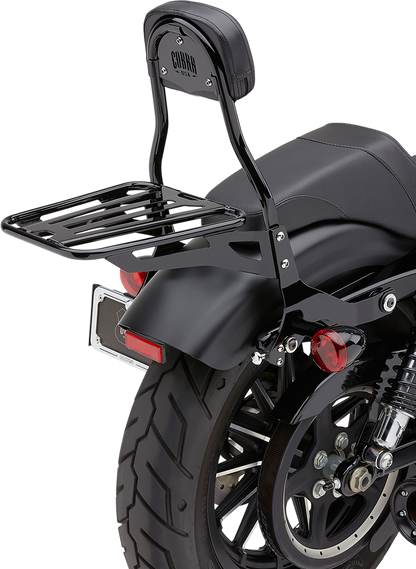 COBRA Backrest Kit - 14" - Black - XL N/F XL 1200CX 602-2005B