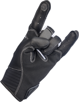 BILTWELL Bridgeport Gloves - Gray - Large 1509-1101-304