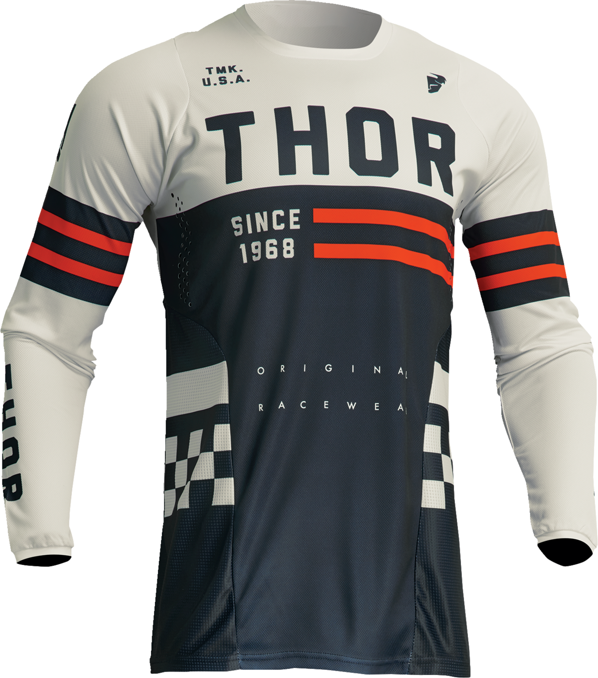 THOR Pulse Combat Jersey - Midnight/White - Large 2910-7093