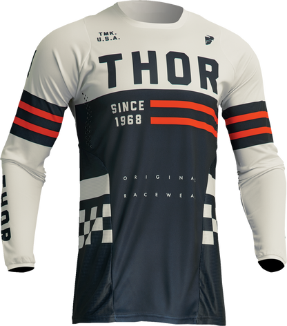 THOR Pulse Combat Jersey - Midnight/White - Large 2910-7093