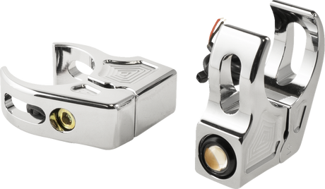 JOKER MACHINE Turn Signal - 39 mm - Amber - Chrome 05-220-3