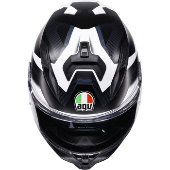 AGV Helmet K7 Glimpse Matte Black/White Lg 2118399004-016-L
