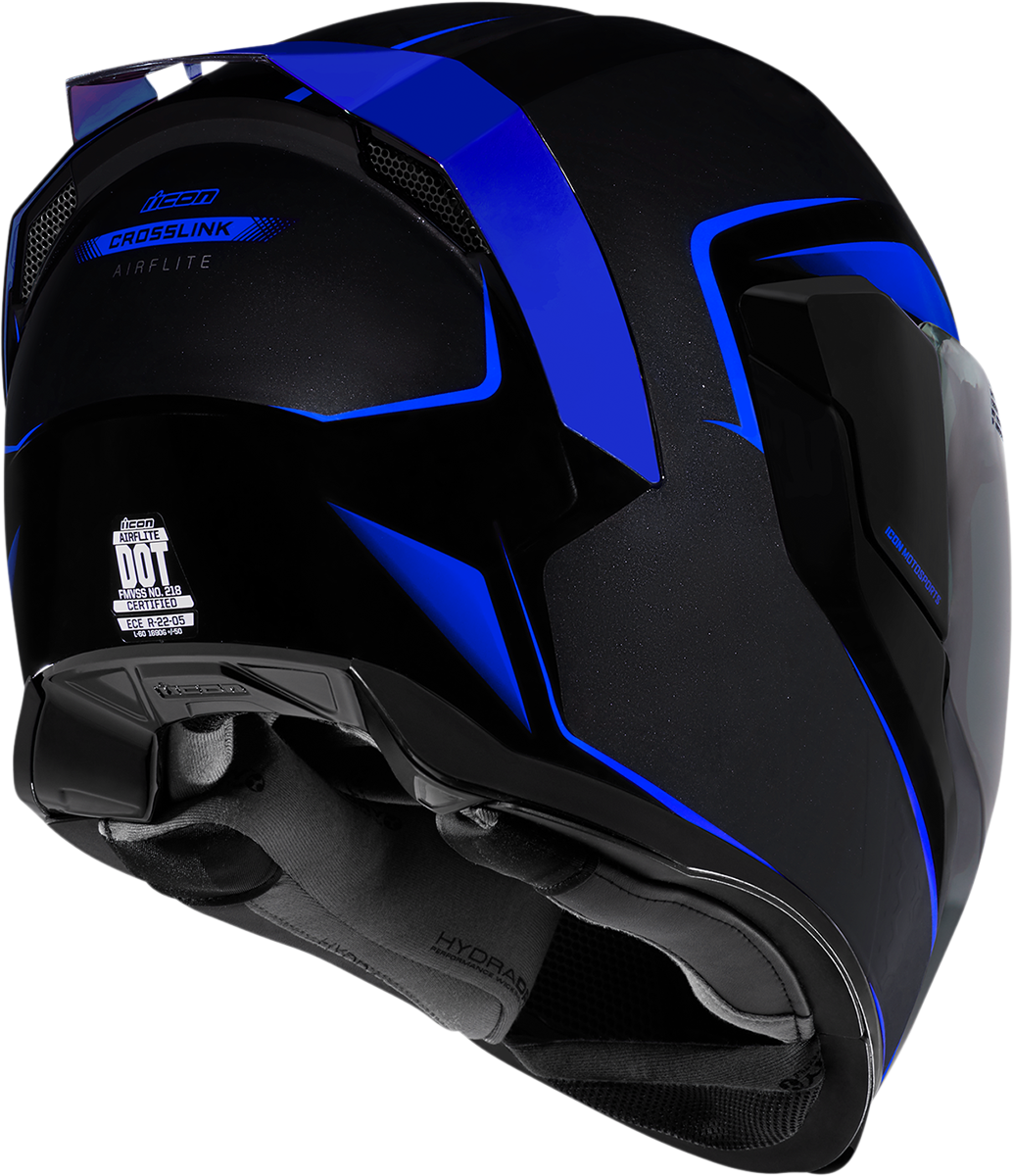 ICON Airflite™ Helmet - Crosslink - Blue - Large 0101-14043