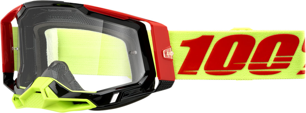 100% Racecraft 2 Goggles - Wiz - Clear 50009-00010