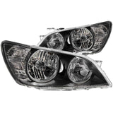 ANZO 2001-2005 Lexus Is300 Crystal Headlights Black 121210