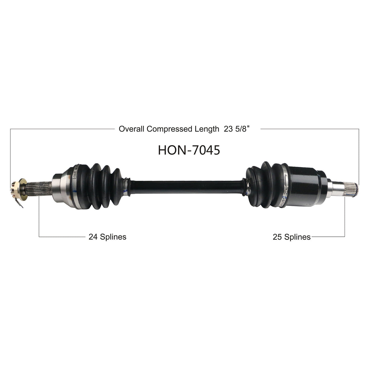 OPEN TRAILOe 2.0 Axle Front LeftHON-7045