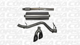 Corsa 14 GMC Sierra/Chevy Silv 1500 Crew Cab/Short Bed 5.3L V8 Black Sport Single Side CB Exhaust 14873BLK
