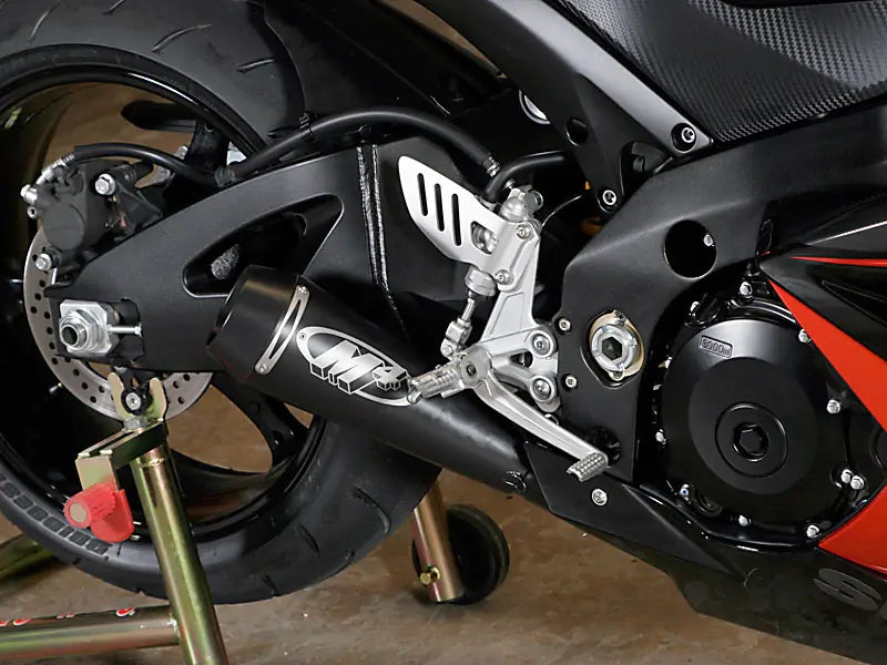 IN STOCK M4 Exhaust GP Black Slip On 2007-2008 GSXR1000 SU9822-GP