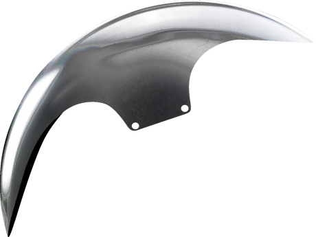 PAUL YAFFE BAGGER NATION Cafe Front Fender - 19" Wheel - With Satin Adapters PYO:CAFE-19-14L-S