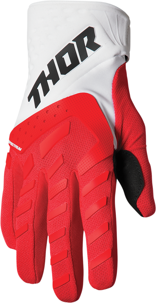 THOR Spectrum Gloves - Red/White - Small 3330-6838