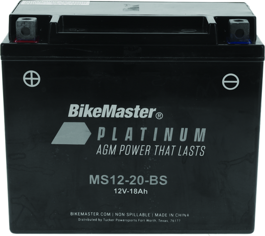 BikeMaster AGM Battery - MS12-20-BS 780725