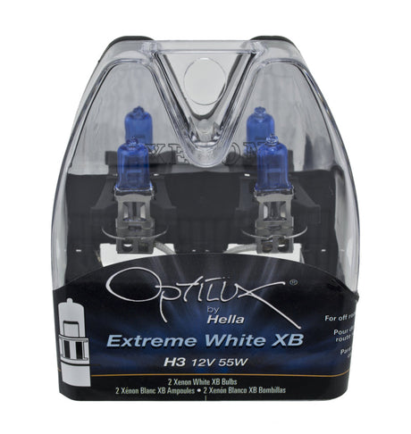 Hella H3 12V 55W Xen White XB Bulb (Pair) LAH71071312
