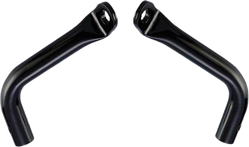 BAGGER WERX Saddlebag Support Brackets Black Long 101007