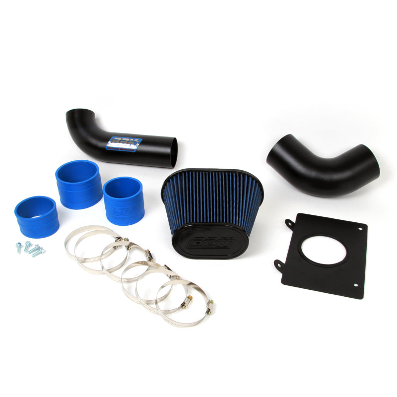 BBK 86-93 Mustang 5.0 Cold Air Intake Kit - Fenderwell Style - Blackout Finish 15575