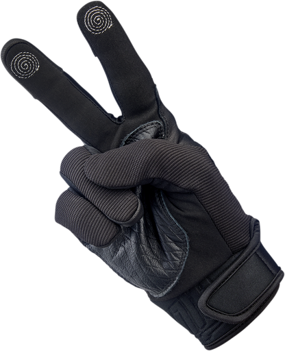 BILTWELL Baja Gloves - Black Out - XS 1508-0101-301