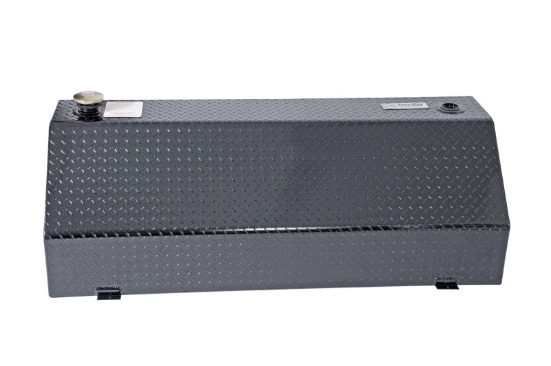 Deezee Universal Tanks - Wedge Rectangle Black Tread Aluminum DZ 92556B