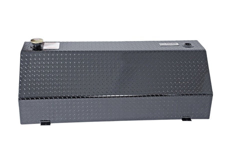 Deezee Universal Tanks - Wedge Rectangle Black Tread Aluminum DZ 92556B