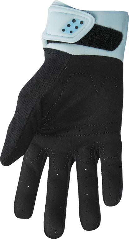 THOR Women's Spectrum Gloves - Black/Light Mint - Medium 3331-0235