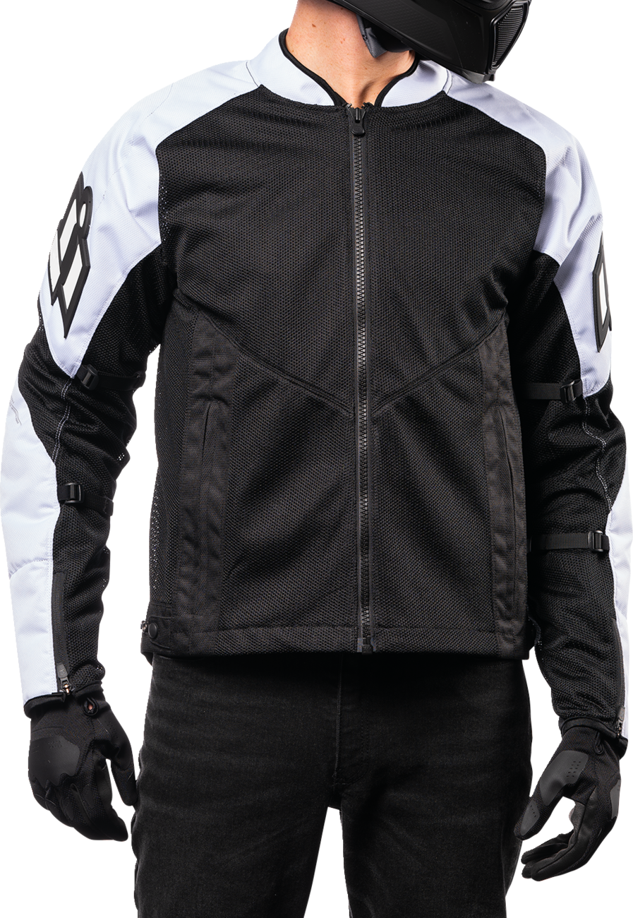 ICON Mesh AF™ Jacket - Black/White - Medium 2820-5951