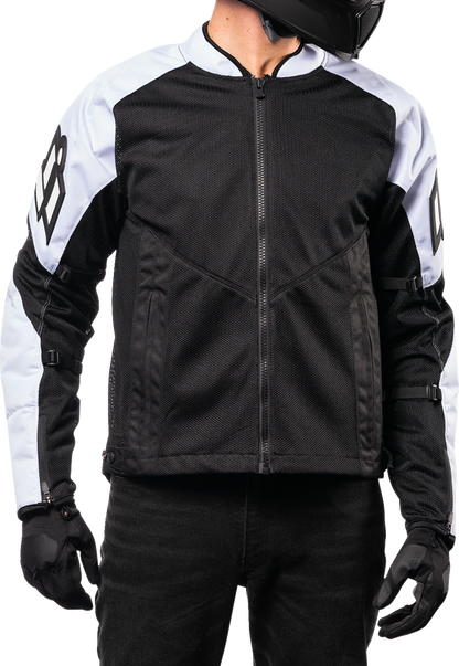 ICON Mesh AF™ Jacket - Black/White - Large 2820-5952