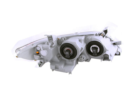 ANZO 2007-2009 Toyota Camry Projector Headlights w/ Halo Black 121181