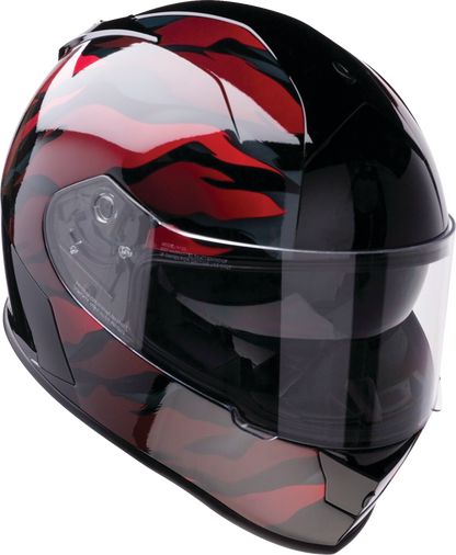 Z1R Warrant Helmet - Panthera - Black/Red - XS 0101-15205