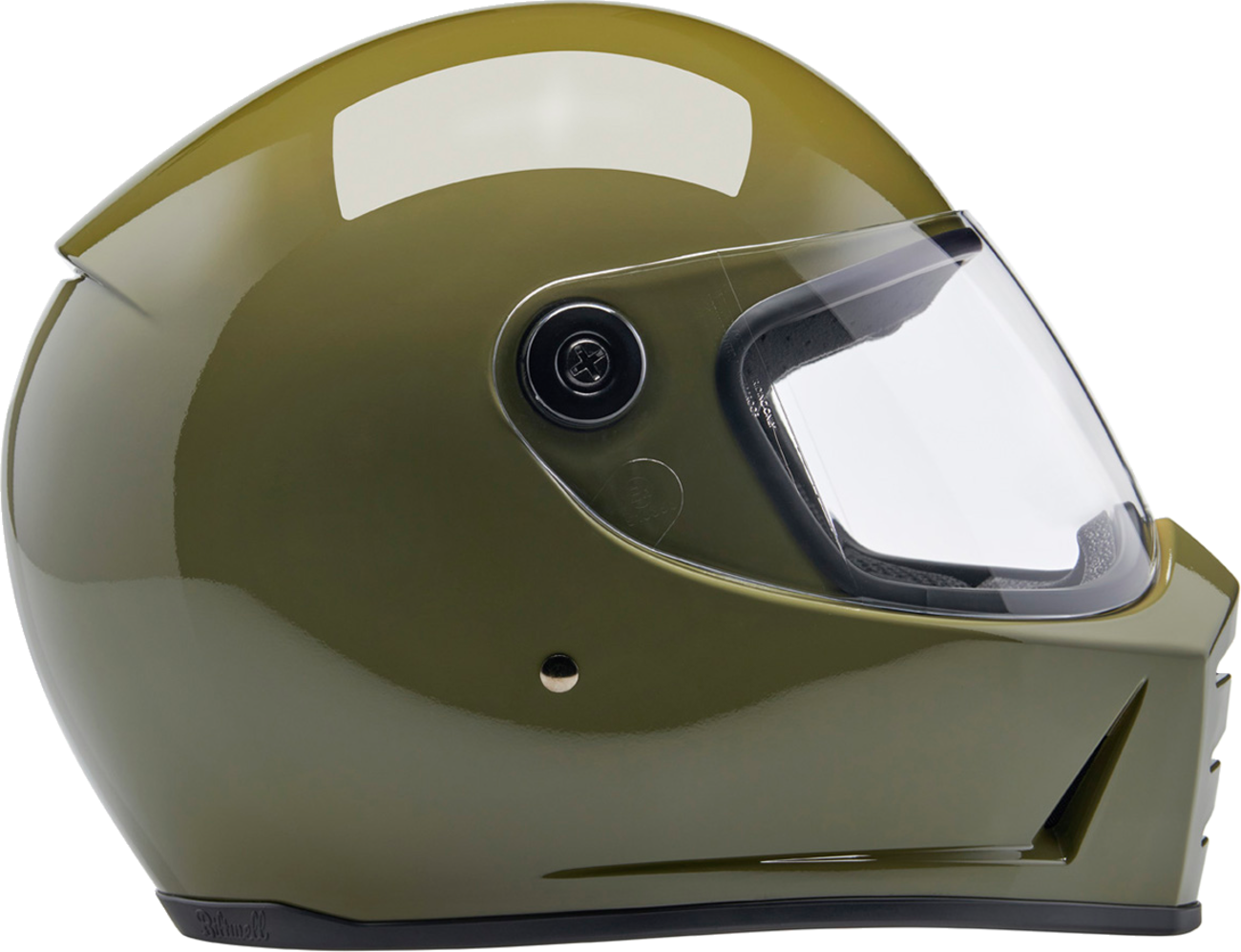 BILTWELL Lane Splitter Helmet - Gloss Olive Green - XS 1004-154-501