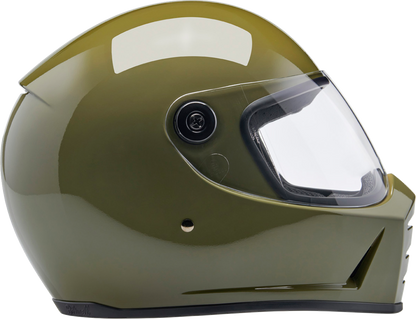 BILTWELL Lane Splitter Helmet - Gloss Olive Green - XS 1004-154-501