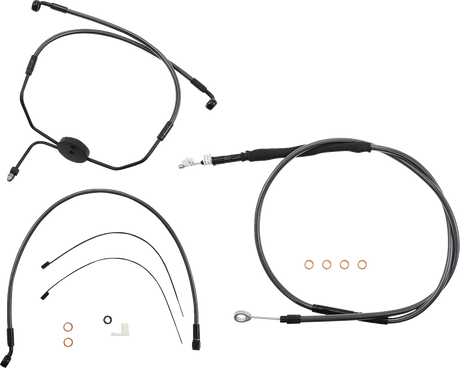 MAGNUM Handlebar Kit - Viking - 10" - Black Pearl 48830-410