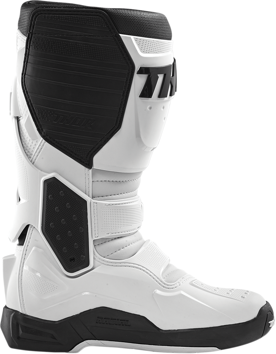 THOR Radial Boots - White - Size 9 3410-2273