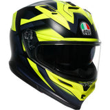 AGV Hlmt K7 Glimpse Mt Bk/Yl Md 2118399004-006-M
