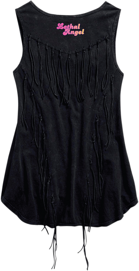 LETHAL THREAT Women's Ready4Love Tank Top - Black - Medium LA20610M