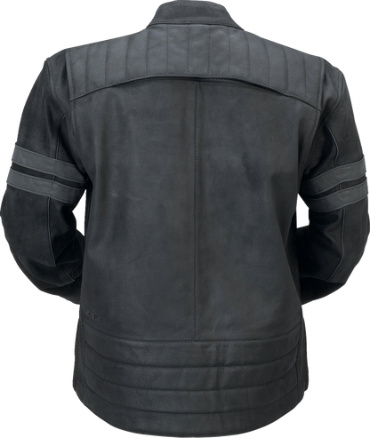 Z1R Remedy Leather Jacket - Black - 4XL 2810-3895