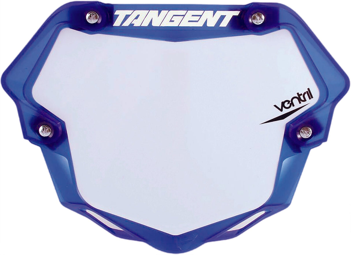 TANGENT 7" 3d Ventril Plate Trans Blue 03-2102