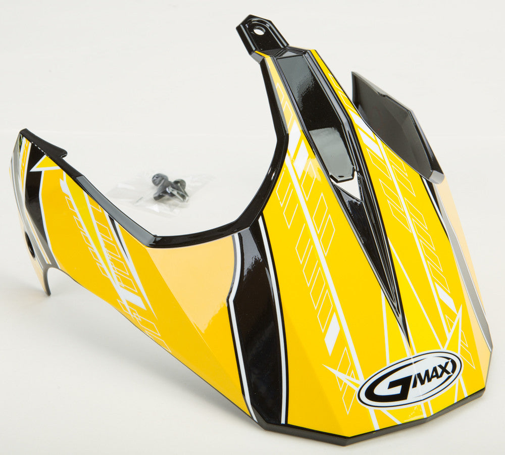 GMAX Gm-11s Nova Helmet Visor Black/Yellow/White G011044