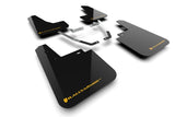 Rally Armor 2024 Subaru Crosstrek (Wilderness Only) Black UR Mudflap W/Wild-Orange Logo No Drill Req MF116-UR-BLK-WOR