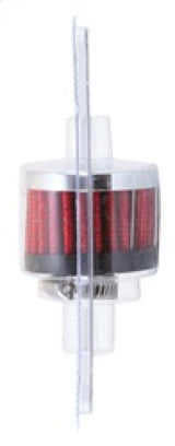 K&N Clamp On Rubber Base Crankcase Vent Filter 0.375in Flange ID x 2in OD x 1.5in Height 62-1320