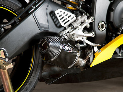 M4 Exhaust Carbon Fiber Street Slayer Slip On w/ Muller Box Elim. 2006-2020 R6 YA6624-MBE