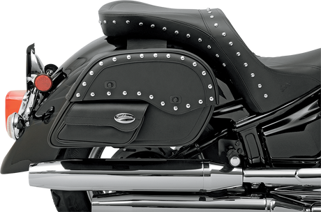 SADDLEMEN Desperado Slant Face Pouch Saddlebags - Large EX000113