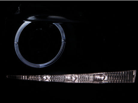 ANZO 2004-2007 Scion Xb Projector Headlights w/ Halo Black G2 121347