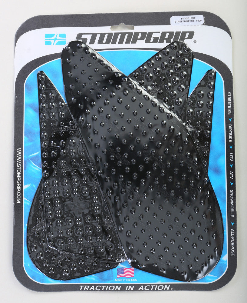 STOMPGRIP Tank Pad Kit Volcano Black 55-10-0120B