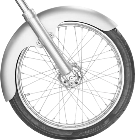 RUSS WERNIMONT DESIGNS Custom Front Fender - For 21" Wheel - Long OCF Style - 4.5" W x 38" L 14010001