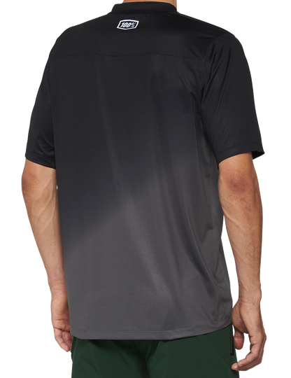 100% Celium Jersey - Short-Sleeve - Black/Charcoal - Small 40011-00000