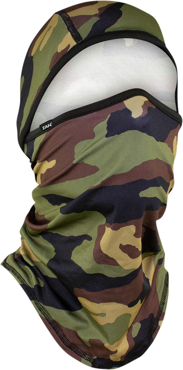 ZAN HEADGEAR SportFlex Balaclava - Convertible - Woodland Camo WB4L118